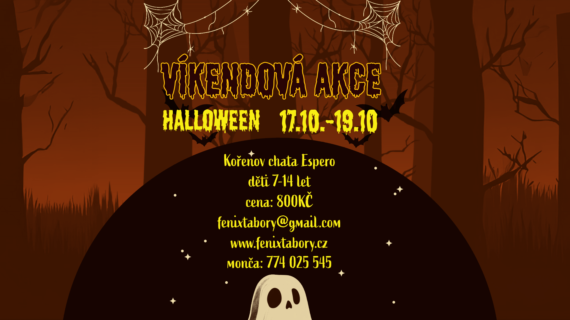 Víkendová akce HALLOWEEN - obrázek 1